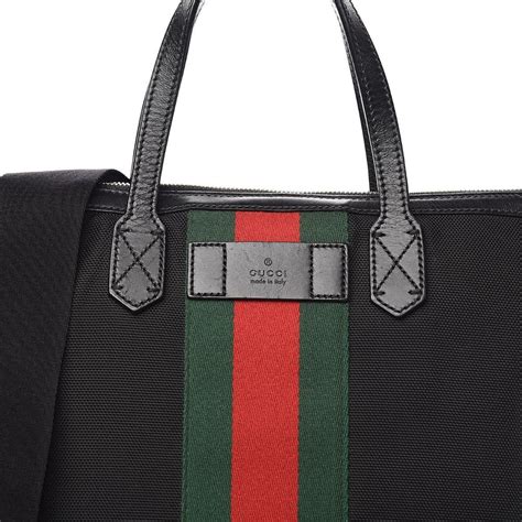 gucci techno canvas tote|gucci canvas large tote.